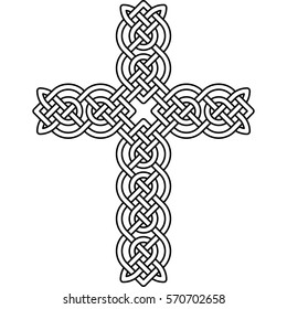 Celtic pattern. Element of Scandinavian or Celtic ornament 