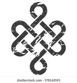 Celtic pattern. Element of Scandinavian or Celtic ornament 