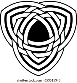 Celtic pattern. Element of Scandinavian or Celtic ornament