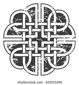 Celtic pattern. Element of Scandinavian or Celtic ornament