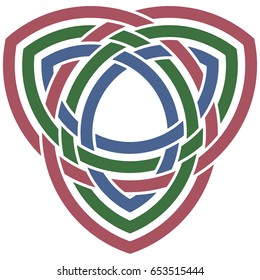 Celtic pattern. Element of Scandinavian or Celtic ornament