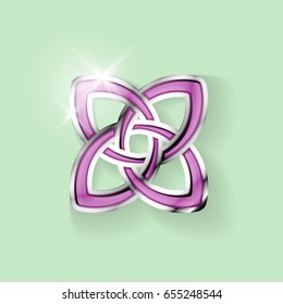 Celtic pattern. Element of Scandinavian or Celtic ornament
