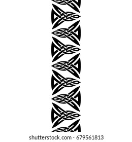 Celtic pattern. Element of Scandinavian or Celtic ornament