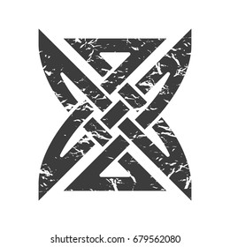 Celtic pattern. Element of Scandinavian or Celtic ornament