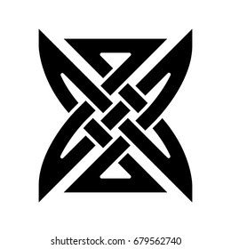 Celtic pattern. Element of Scandinavian or Celtic ornament