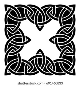 Celtic pattern. Element of Scandinavian or Celtic ornament