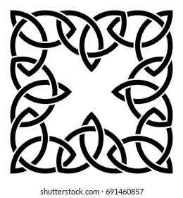 Celtic pattern. Element of Scandinavian or Celtic ornament