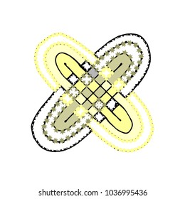 The Celtic pattern. Elements of Scandinavian or Celtic ornament. Postcard, set, coloring book. Irish style