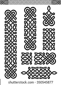 Celtic Pattern Set-Expandable pattern and properly grouped elements