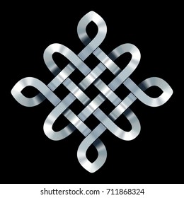 Celtic Pattern - Vector Ancient Pagan Scandinavian Sacred Knotwork Symbol