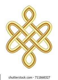 Celtic Pattern - Vector Ancient Pagan Scandinavian Sacred Knotwork Symbol