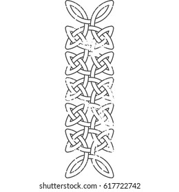 Celtic pattern. Vector illustration as element of Scandinavian or Celtic ornament