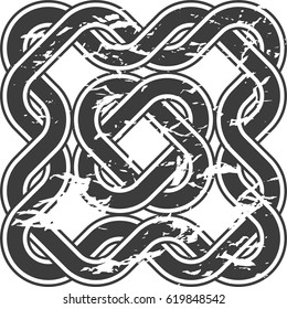 Celtic pattern. Vector illustration as element of Scandinavian or Celtic ornament