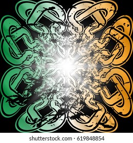 Celtic pattern. Vector illustration as element of Scandinavian or Celtic ornament