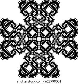 Celtic pattern. Vector illustration as element of Scandinavian or Celtic ornament