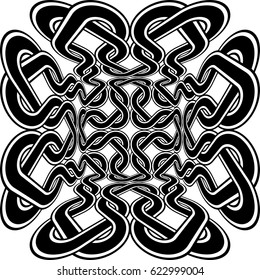 Celtic pattern. Vector illustration as element of Scandinavian or Celtic ornament