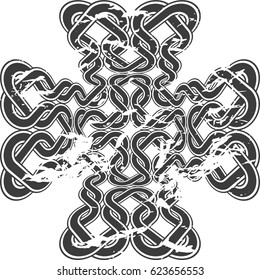 Celtic pattern. Vector illustration as element of Scandinavian or Celtic ornament