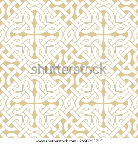Celtic patterns of seamless decorative Norse line art designs, set against an endless background of intertwined Anglo-Saxon knots.