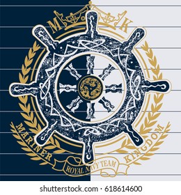 Celtic rudder emblem