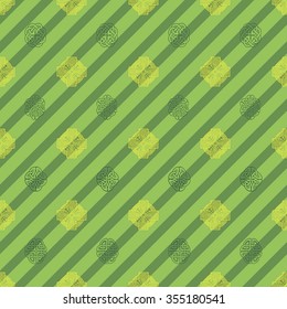 Celtic seamless background patterns. Irish patterns. Celtic cross and celtic knots. Vector illustration. 