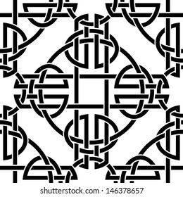 Celtic seamless pattern