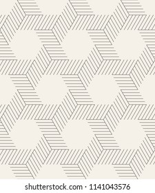 Celtic seamless pattern. Abstract  geometric wallpaper. Vector linear swatch.