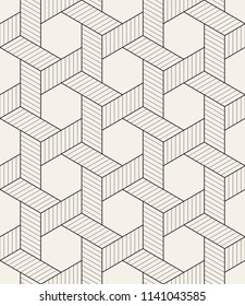 Celtic seamless pattern. Abstract  geometric wallpaper. Vector linear swatch.