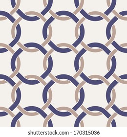 Celtic seamless pattern. Abstract vintage geometric wallpaper. Vector illustration
