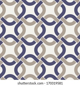 Celtic seamless pattern. Abstract vintage geometric wallpaper. Vector illustration