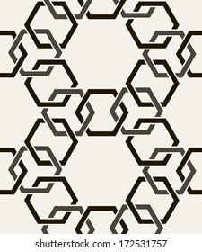 Celtic seamless pattern. Abstract vintage geometric wallpaper. Vector illustration