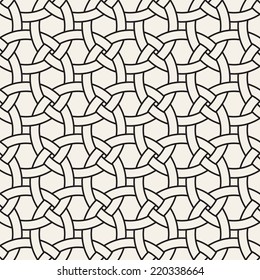 Celtic seamless pattern. Abstract vintage geometric wallpaper. Vector illustration