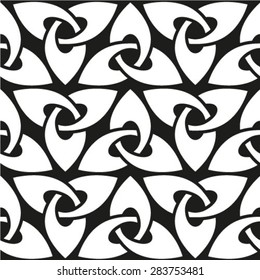 Celtic seamless pattern, abstract vintage geometric wallpaper. Vector illustration