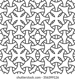 Celtic seamless pattern. Abstract vintage geometric wallpaper. 