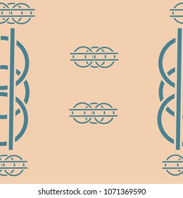Celtic  seamless patterns, stylized circles, stripes, doodles.
