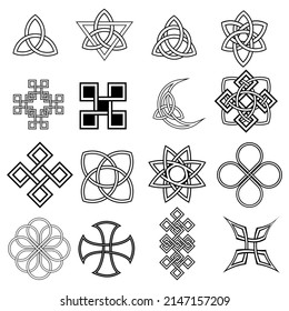 celtic simbols pack illustration in vector format
