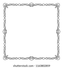 Celtic square frame.