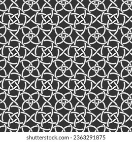 Celtic style pattern seamless. Vector illustration