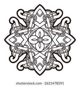 celtic symbol ornament vector illustration