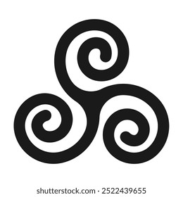 Celtic symbol. Pagan icon sign. Vector illustration image.