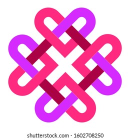 Celtic Symbols Love Knot, vector design