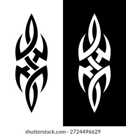 Keltische Tribal Tattoo Ornament Vektor Illustration Vorlage