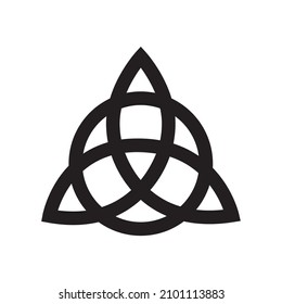  Celtic trinity knot icon.High quality vector illustration.