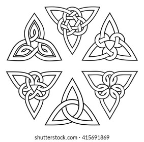 celtic trinity knot set