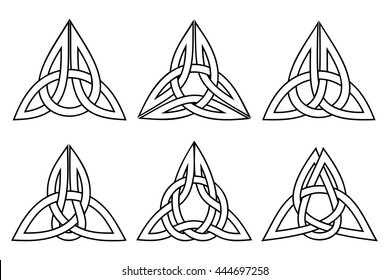 celtic trinity knot set