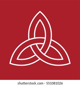 Celtic trinity knot symbol