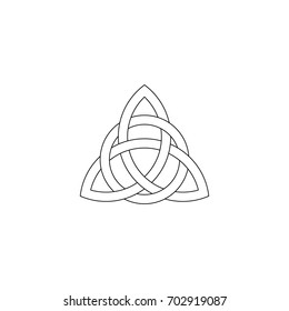 Celtic trinity knot symbol