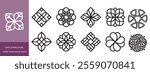 Celtic trinity knot symbol. Vector illustration. EPS 10.