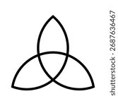 Celtic Trinity Knot, Triquetra Logo