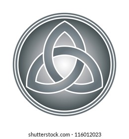 celtic trinity knot vector illustration