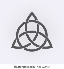 Celtic trinity knot . Vector illustration